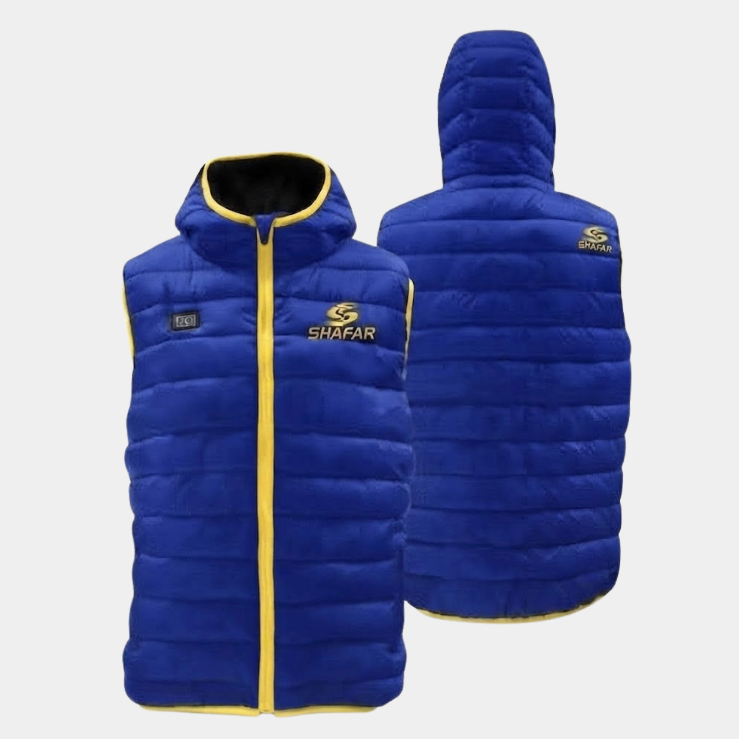 Blue Puffer Vest with Hood Blue Puffer Vest with Hood