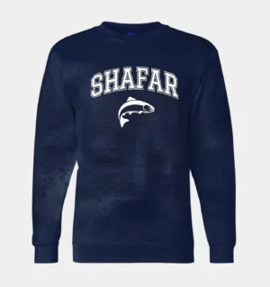 Custom Navy Blue Fishing Sweatshirt