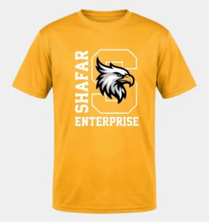 Custom Yellow Graphic T-Shirt