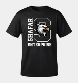 Custom Black Graphic T-Shirt
