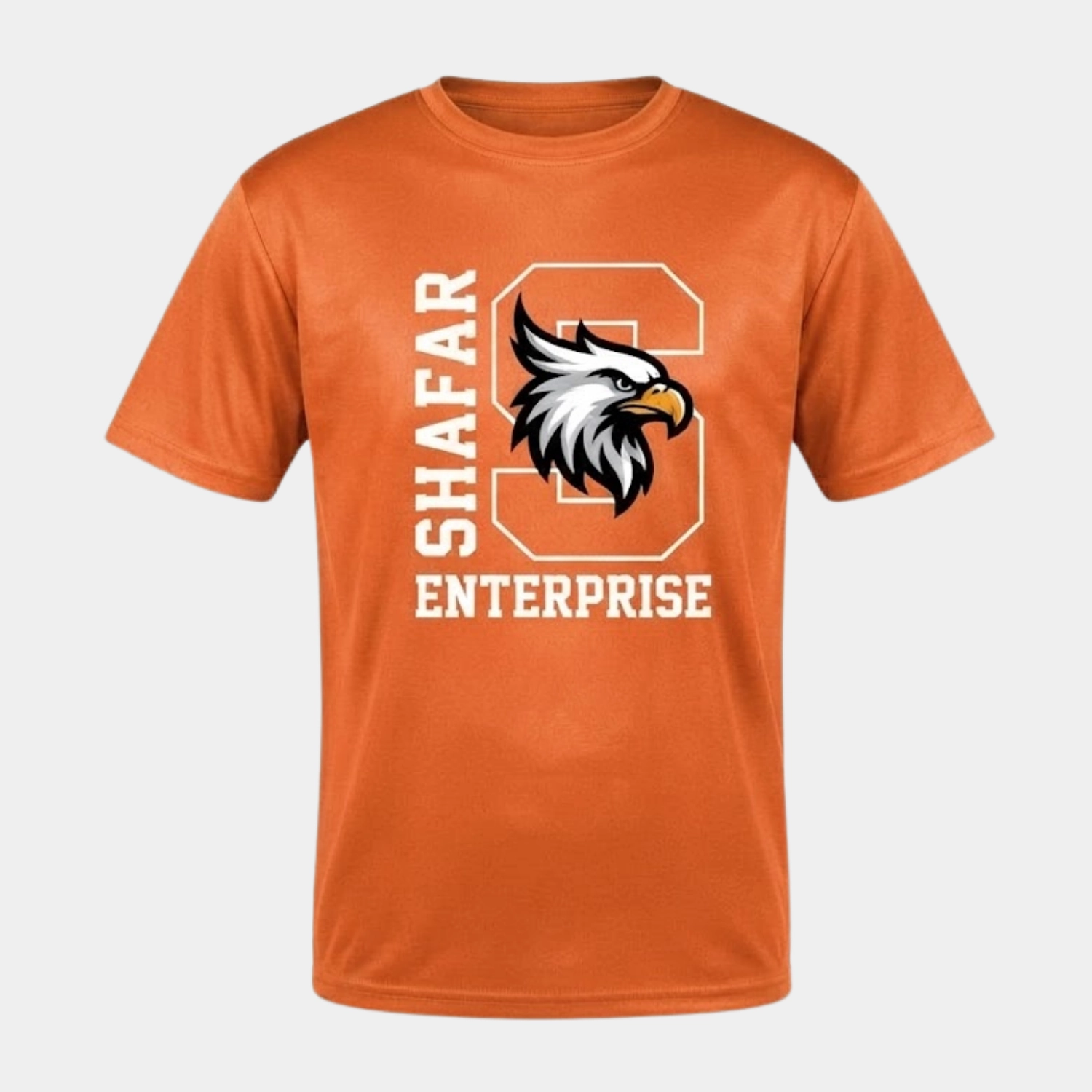 Custom Orange Graphic T-Shirt Manufacturer – Shafar Enterprises Custom Orange Graphic T-Shirt Manufacturer – Shafar Enterprises