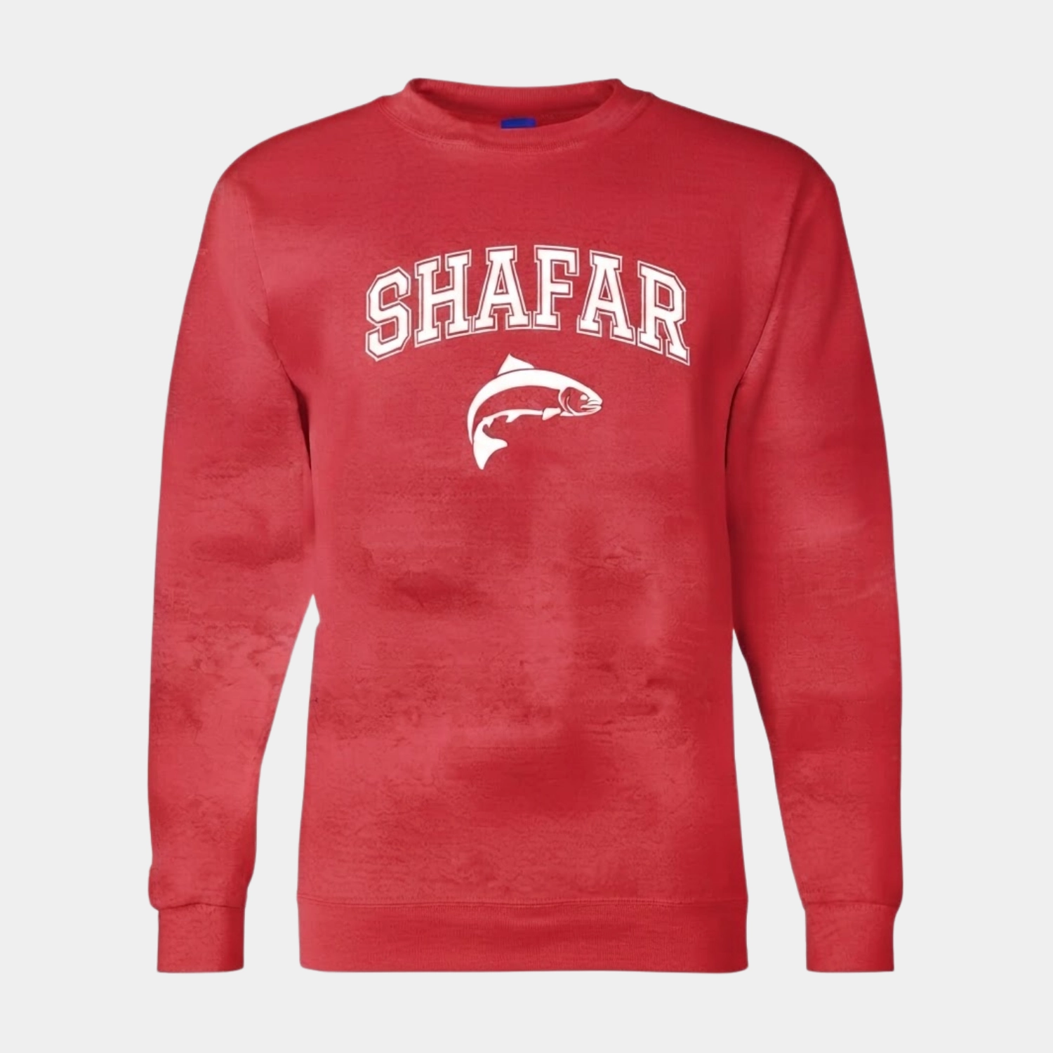 Custom Red Fishing Sweatshirt Custom Red Fishing Sweatshirt