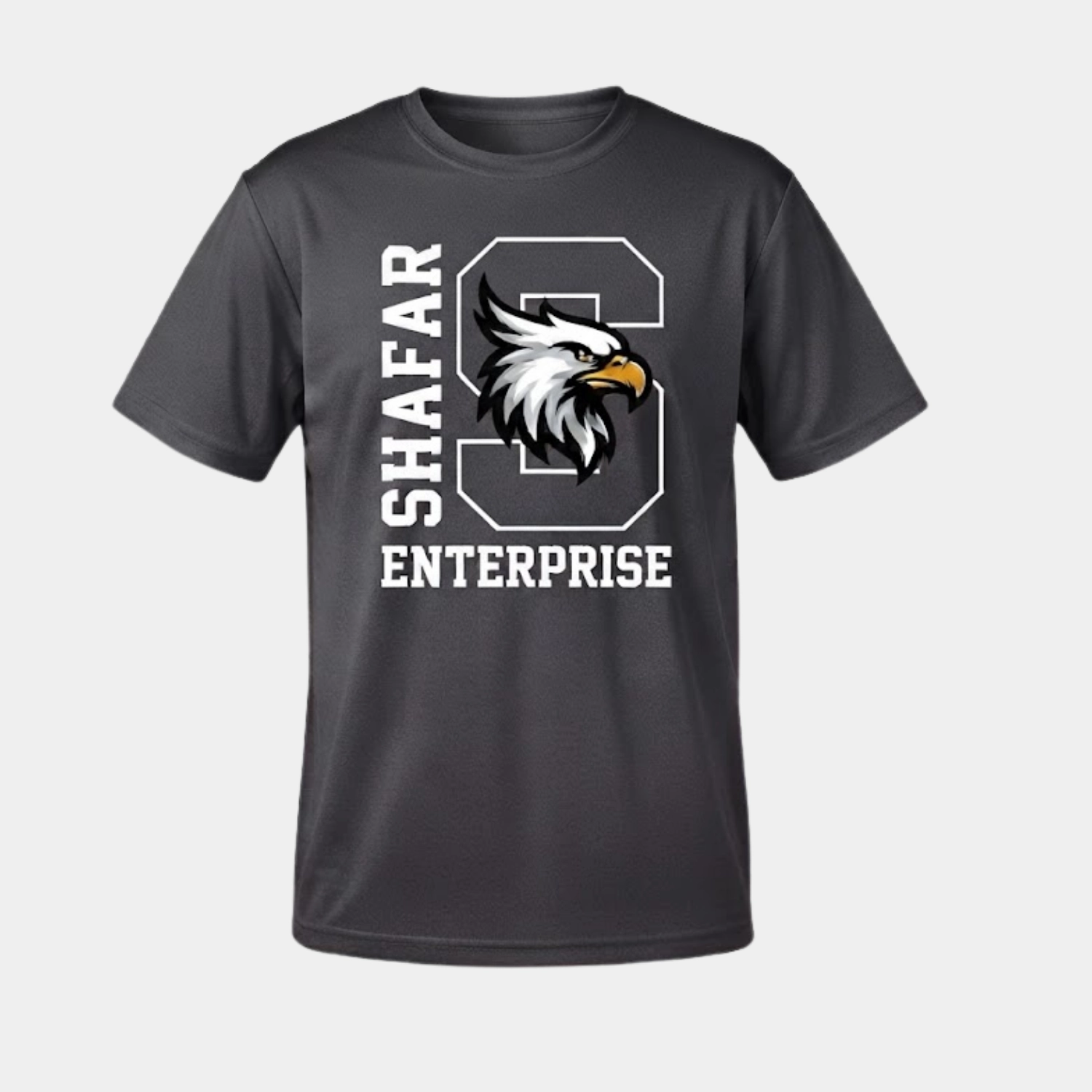 Eagle Graphic Charcoal Grey T-Shirt